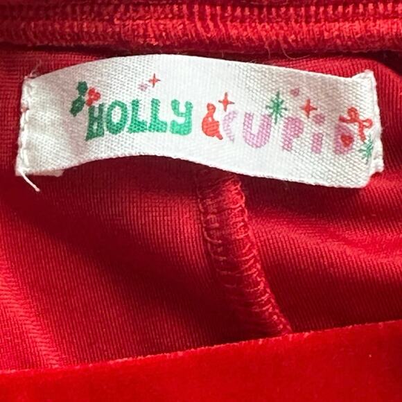Holly Cupid Red Velvet Christmas Set Faux Fur Trim Women’s Small | Sexy Santa - Picture 10 of 10